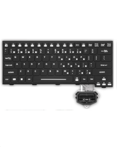 Rubber Keyboard (US) for FZ-40. Features color-selectable backlight with 4 levels of brightness