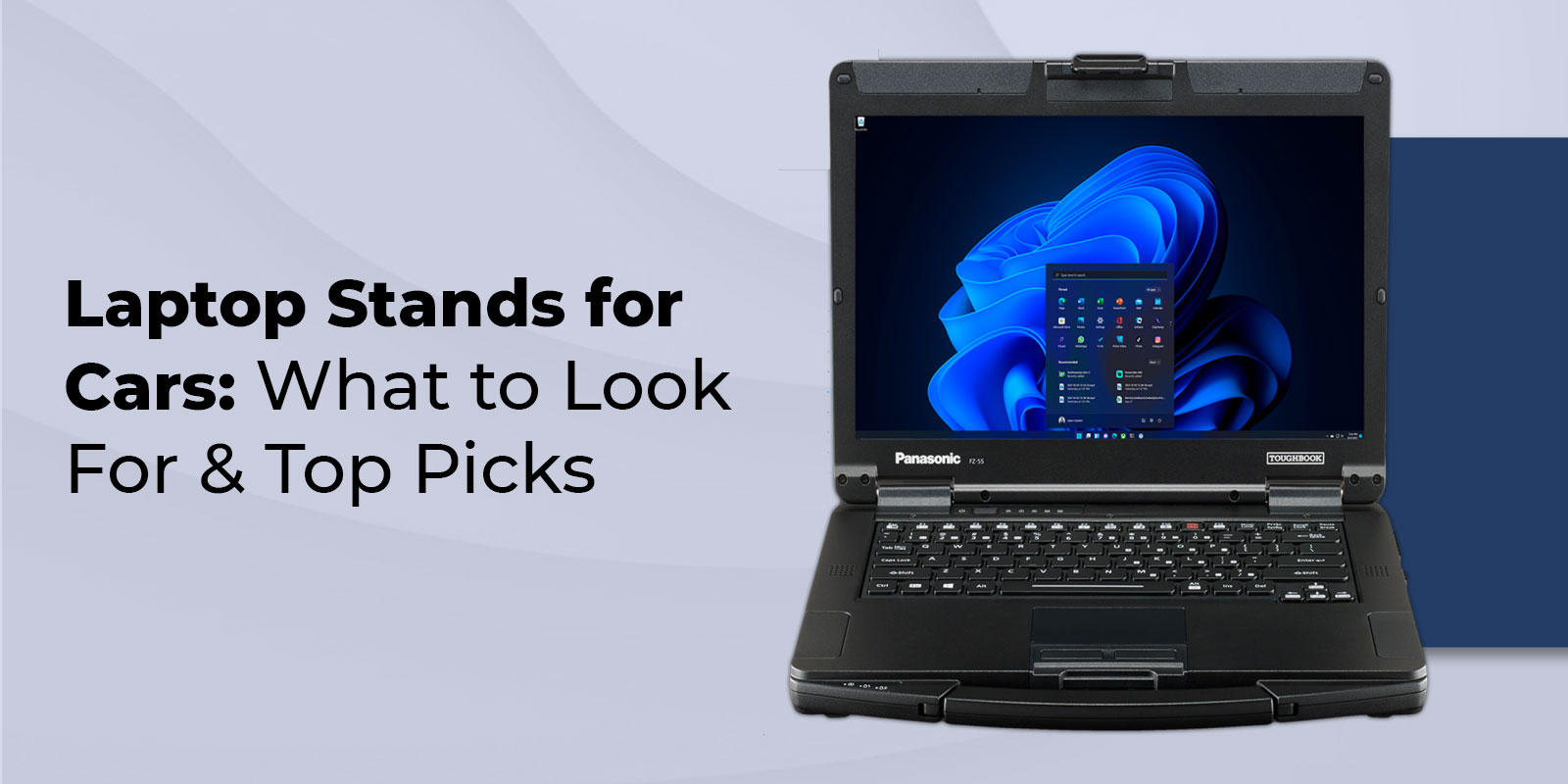 banner image for laptop stand in car