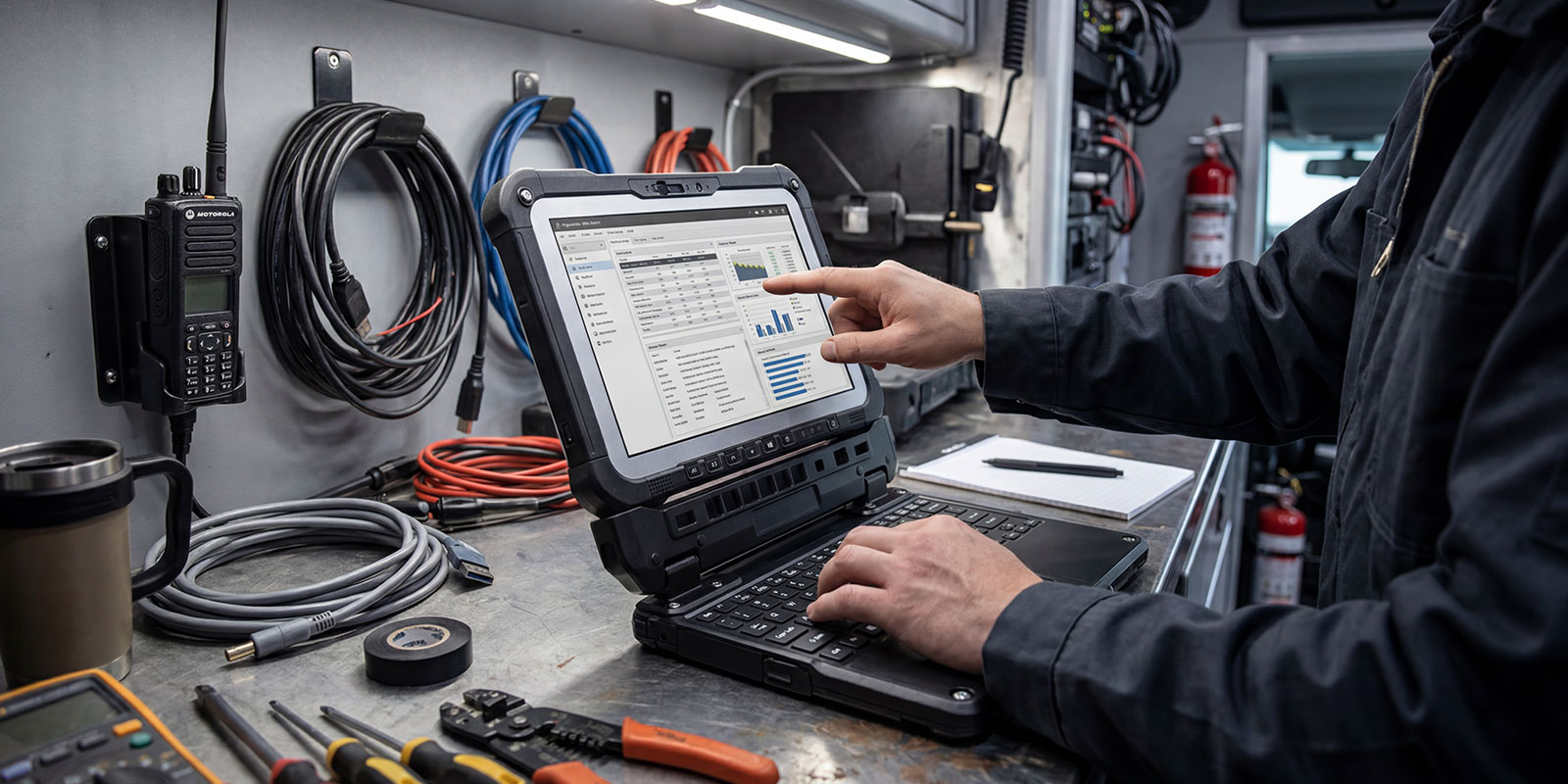 checking statics in laptop