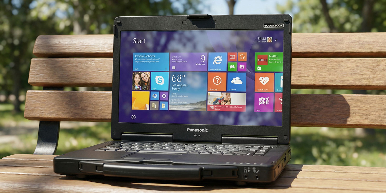 laptop homepage