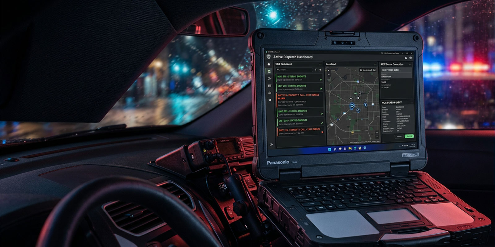 laptop in car